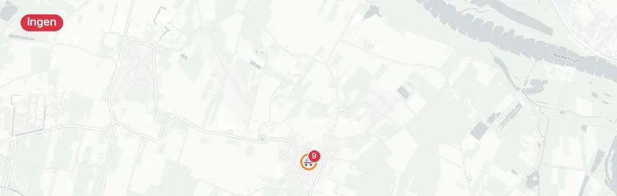 Kaart van Dodelijk verkeersongeval N835 Zwarte Paard Ingen