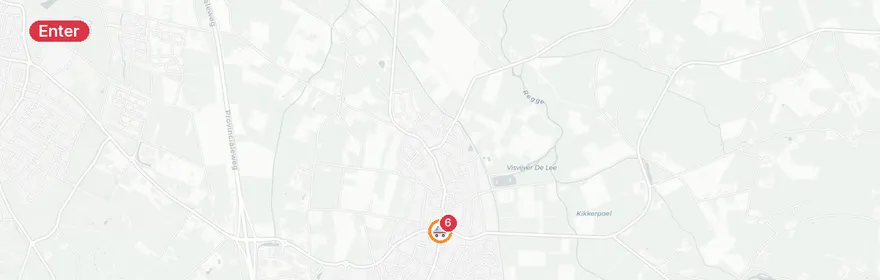 Kaart van Vrachtauto-aanrijding A1 Enter