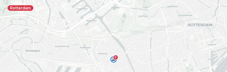 Kaart van Scooterrijder zwaargewond bij botsing Mathenesserweg