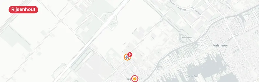 Kaart van Kind te water Rijsenhout, slachtoffer gereanimeerd