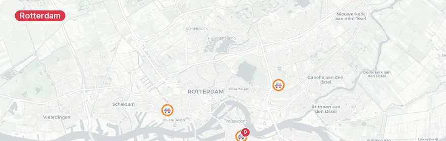 Kaart van Schietpartij Beijerlandselaan Rotterdam, meerdere gewonden