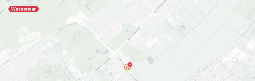 Kaart van Verkeersongeval Zijdeweg Wassenaar