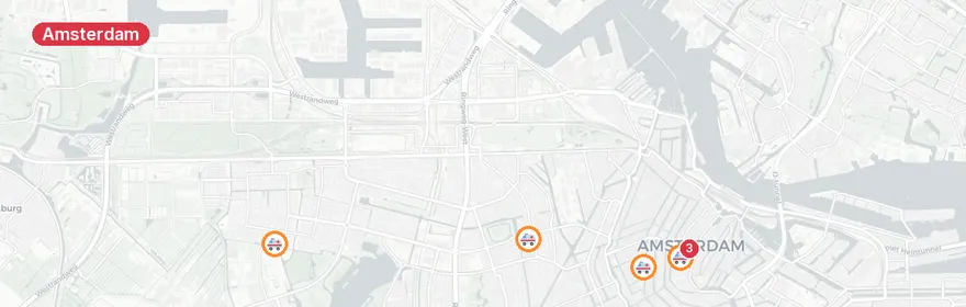 Kaart van Verkeersongeval met letsel Spuistraat Amsterdam