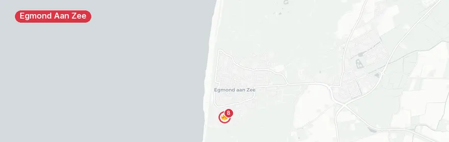 Kaart van Woningbrand Eisenhowerstraat Egmond aan Zee