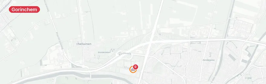 Kaart van Verkeersongeval Grote Schelluinsekade Gorinchem