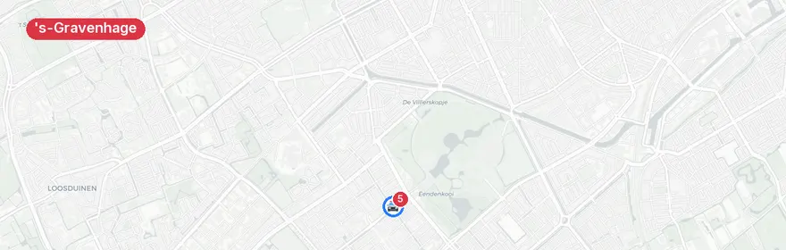 Kaart van Verkeersongeval Maartensdijklaan, Den Haag
