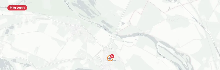 Kaart van Reanimatie Martinusweg Herwen