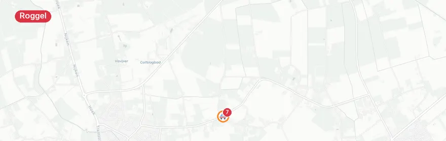 Kaart van Aanrijding met letsel in Ophoven Roggel