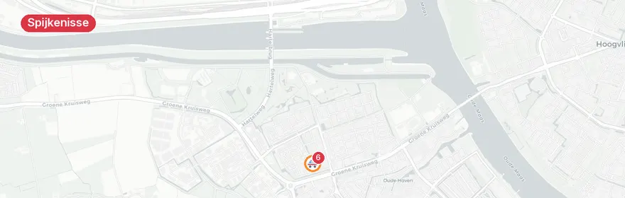 Kaart van Persoon te water Vondelsingel Spijkenisse
