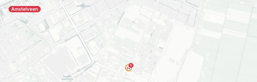 Kaart van Verkeersongeval met letsel Noorddammerweg Amstelveen