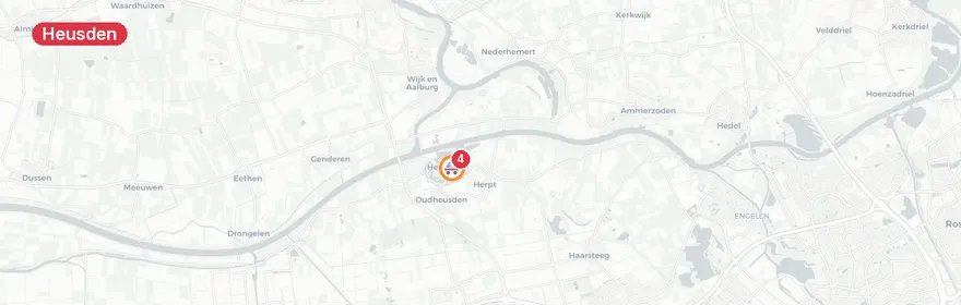 Kaart van Reanimatie op Demer in Heusden, traumahelikopter ingezet