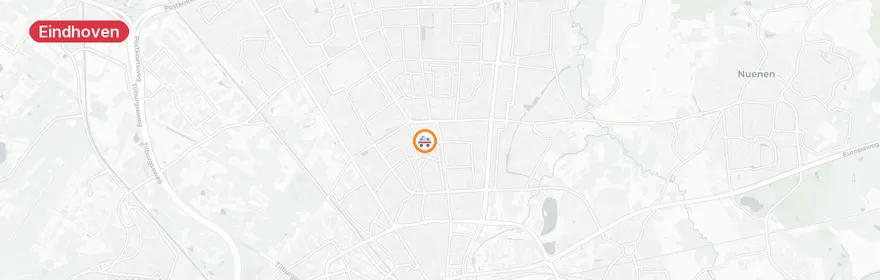 Kaart van Reanimatie Rechtestraat Eindhoven, traumahelikopter ingezet