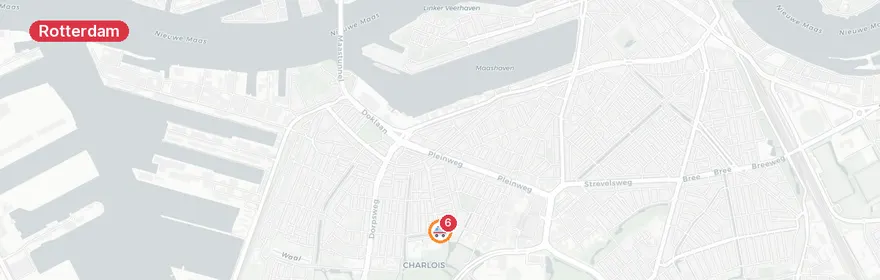 Kaart van Reanimatie Carnissedreef Rotterdam