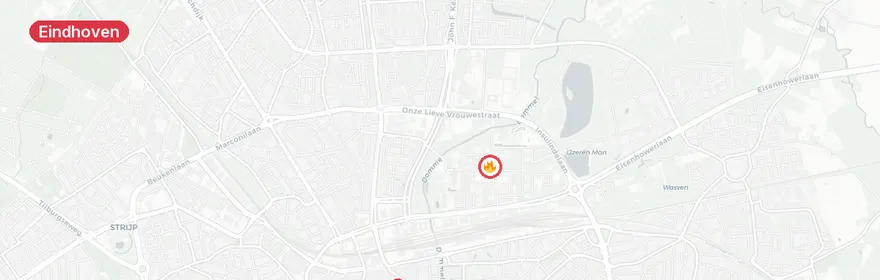 Kaart van Medische noodtoestand Den Dolech Eindhoven