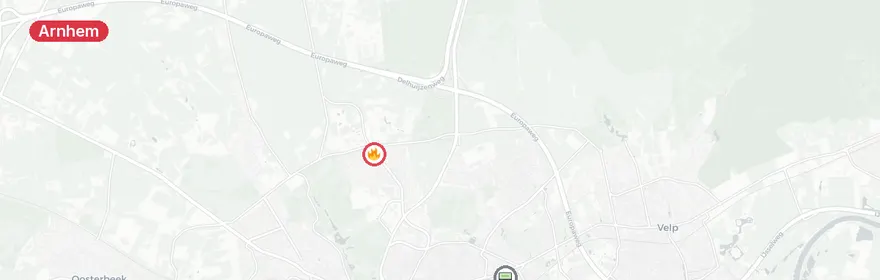 Kaart van Verkeersongeval met letsel Wichard van Pontlaan Arnhem