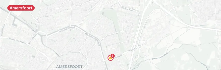 Kaart van Brand Leger des Heils De Sneeuwuil Amersfoort