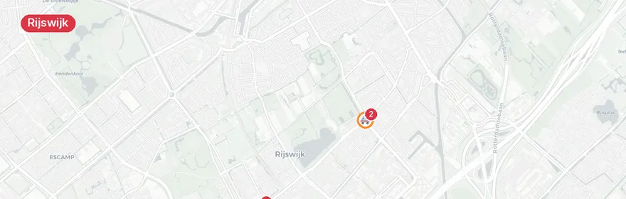 Kaart van Verkeersongeval Burgemeester Elsenlaan Rijswijk