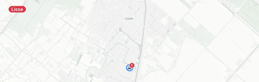 Kaart van Fietsongeval Gerard Doustraat Lisse