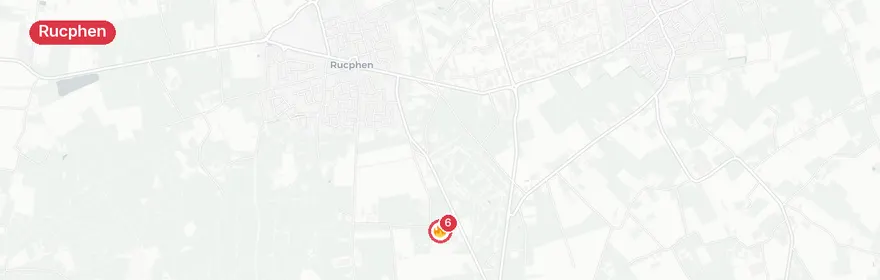 Kaart van Verkeersongeval A58 Rucphen