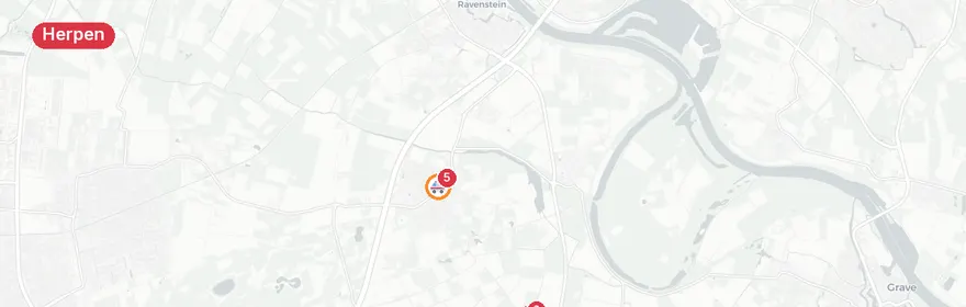 Kaart van Reanimatie Elsstraat Herpen, traumahelikopter gealarmeerd