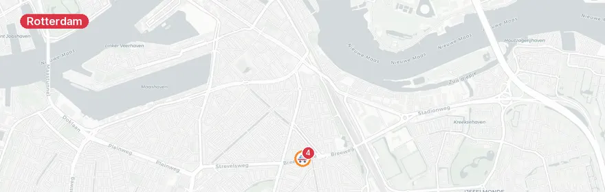 Kaart van Reanimatie Hendrick Croesinckstraat Rotterdam