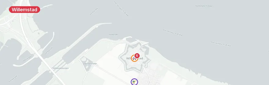 Kaart van Spoedeisend incident Zuster Lankhaarlaan, Willemstad