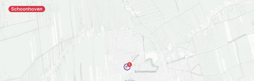 Kaart van Reanimatie Rotterdamseweg Schoonhoven
