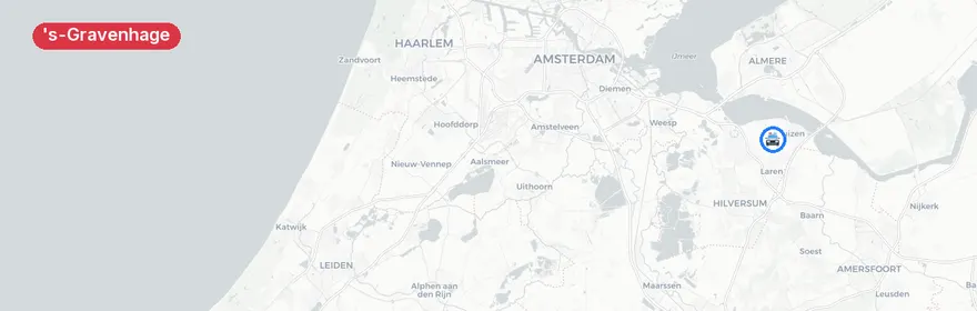 Kaart van Verkeersongevallen en gaslucht Den Haag