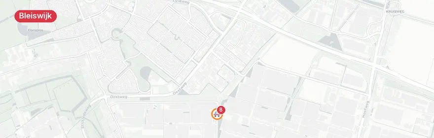 Kaart van Zwaargewonde motorcrosser Groendalseweg Bleiswijk