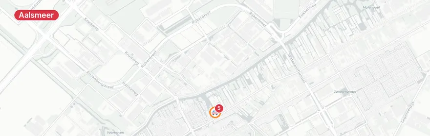 Kaart van Ernstig verkeersongeval Oosteinderweg Aalsmeer