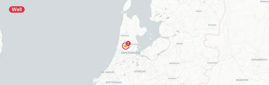 Kaart van Tractorbrand Heust Well breidt uit naar loods