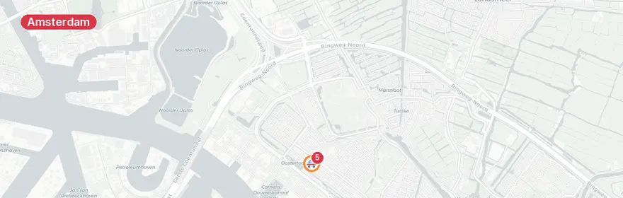 Kaart van Reanimatie Plejadenweg Amsterdam