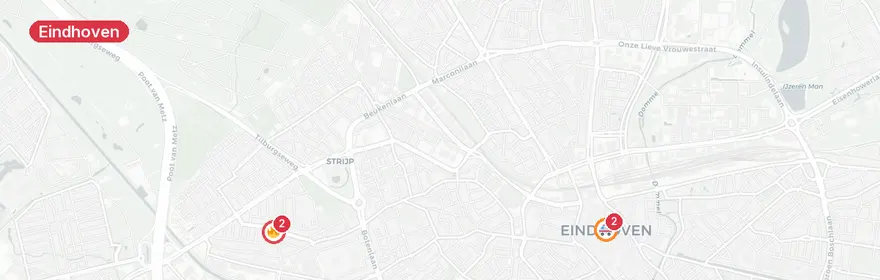 Kaart van Noodsituatie Theresia woonzorgcentrum Eindhoven