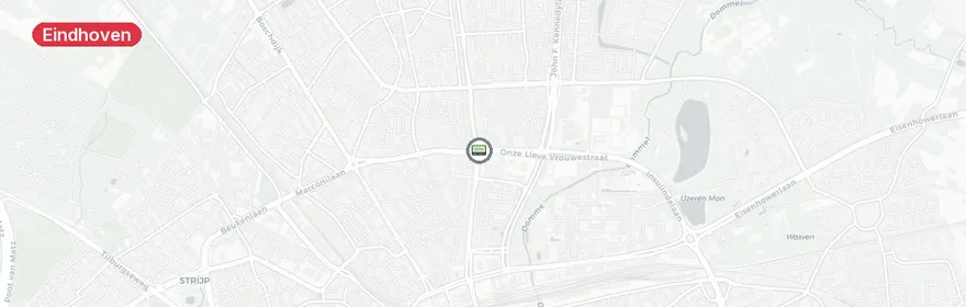 Kaart van Verkeersongeval Onze Lieve Vrouwestraat Eindhoven