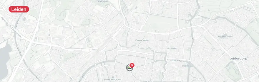 Kaart van Geweldsincident AZC Leiden