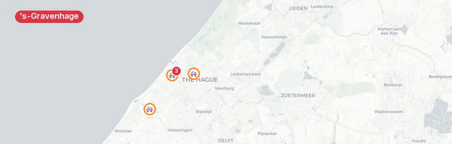 Kaart van Verkeersongeval Apeldoornselaan, Den Haag