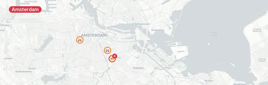 Kaart van Verkeersongeval Rudolf Dieselstraat Amsterdam