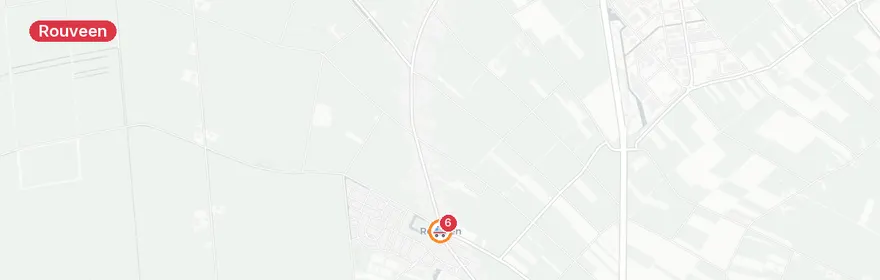 Kaart van Auto slaat over de kop op A28 bij Rouveen