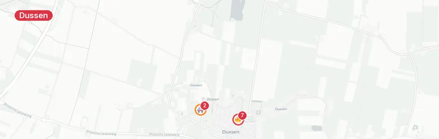 Kaart van Middelbrand Heren van Brechtlaan Dussen