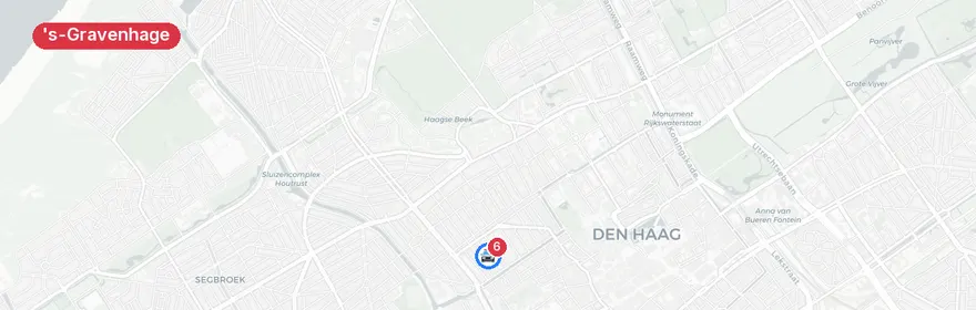 Kaart van Verkeersongeval Costastraat, Den Haag