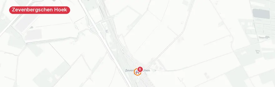 Kaart van Letselongeluk A16 bij Zevenbergschen Hoek
