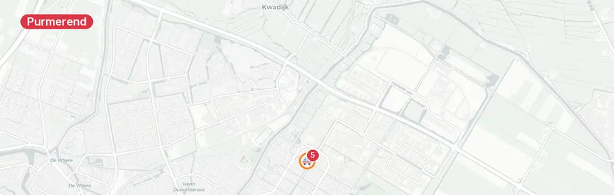 Kaart van Assistentie Brandweer aan Bandijk Purmerend