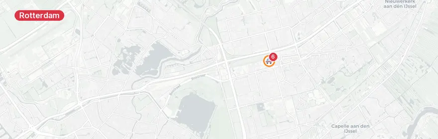 Kaart van Reanimatie Koperpad en persoon te water Rhijnspoorkade Ro...