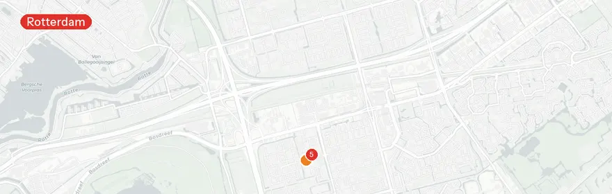 Kaart van Reanimatie Hendrick Staetsweg Rotterdam