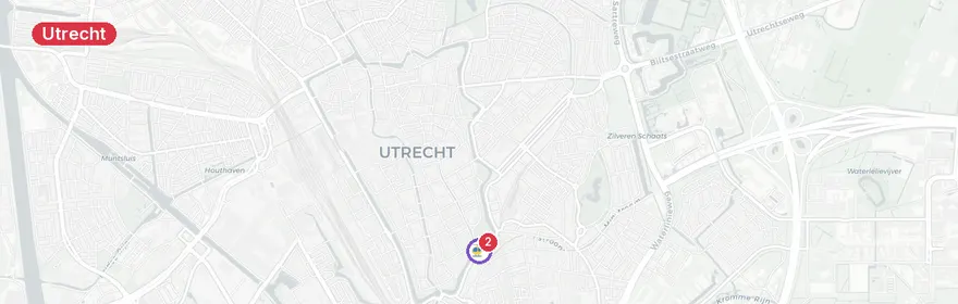 Kaart van Aanrijding met letsel Tolsteegsingel Utrecht