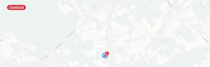 Kaart van Dodelijk verkeersongeval Boekelsedijk Zeeland
