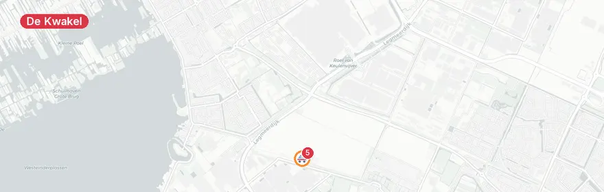 Kaart van Verkeersongeval met letsel Vuurlijn De Kwakel