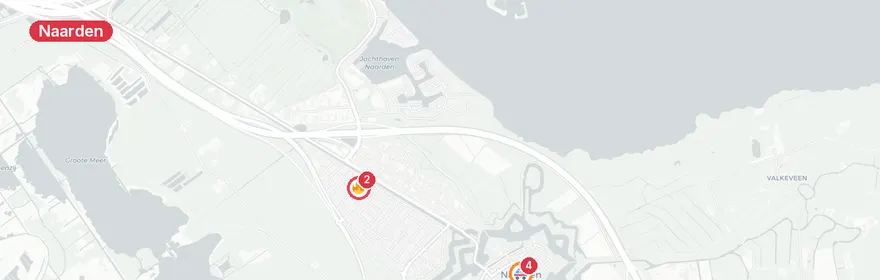 Kaart van Reanimatie Nesciohof Naarden