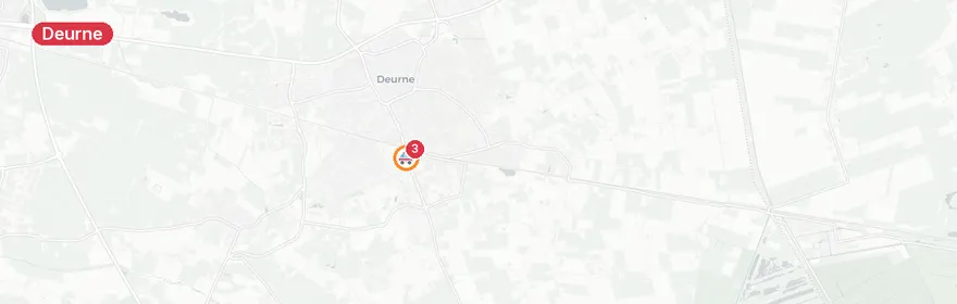 Kaart van Reanimatie Liesselseweg Deurne, traumahelikopter ingezet