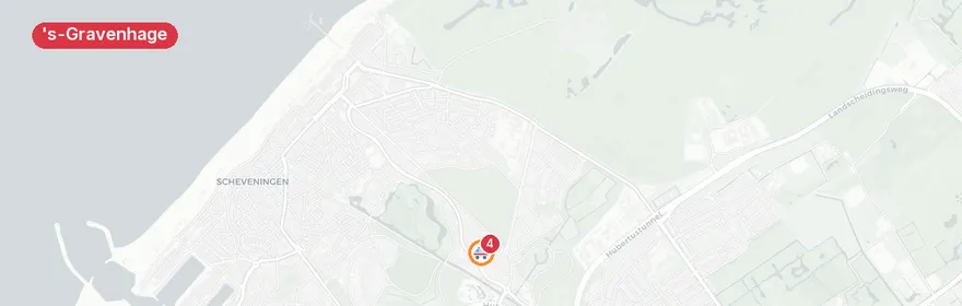 Kaart van Verkeersongeval A4 's-Gravenhage